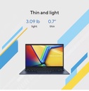 ASUS, Vivobook 14, i3-1315U, 8GB RAM, 128GB SSD, 14" FHD, W11 Home, Blue, US