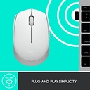 Logitech Mouse M170 Off white