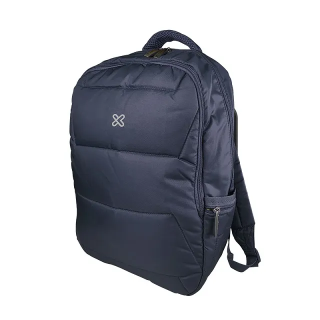 Klip Xtreme - Notebook carrying backpack - 15.6" - 1200D Nylon - Blue - - Two Compartments