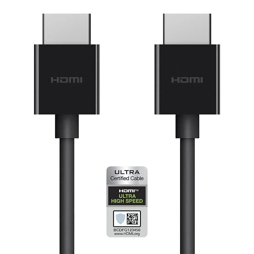 Belkin 6.6ft/2M HDTV High-Speed HDMI Cable w/Ethernet, 4K/Ultra HD, HDR, & 3D Compatibility