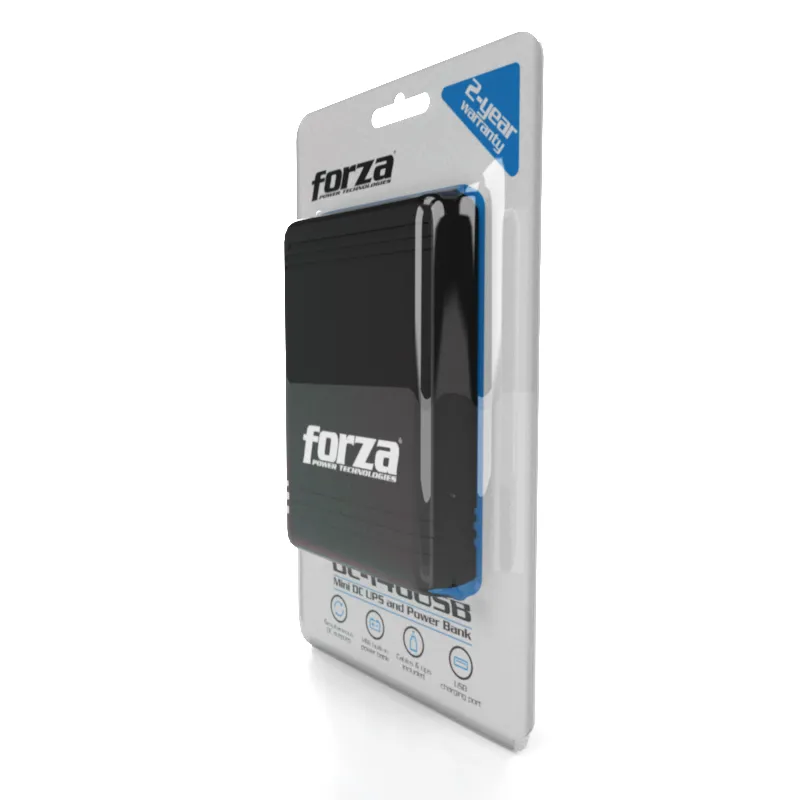 Forza DC-140USB Portable UPS DC Battery Bank 24W  5/9/12VDC
