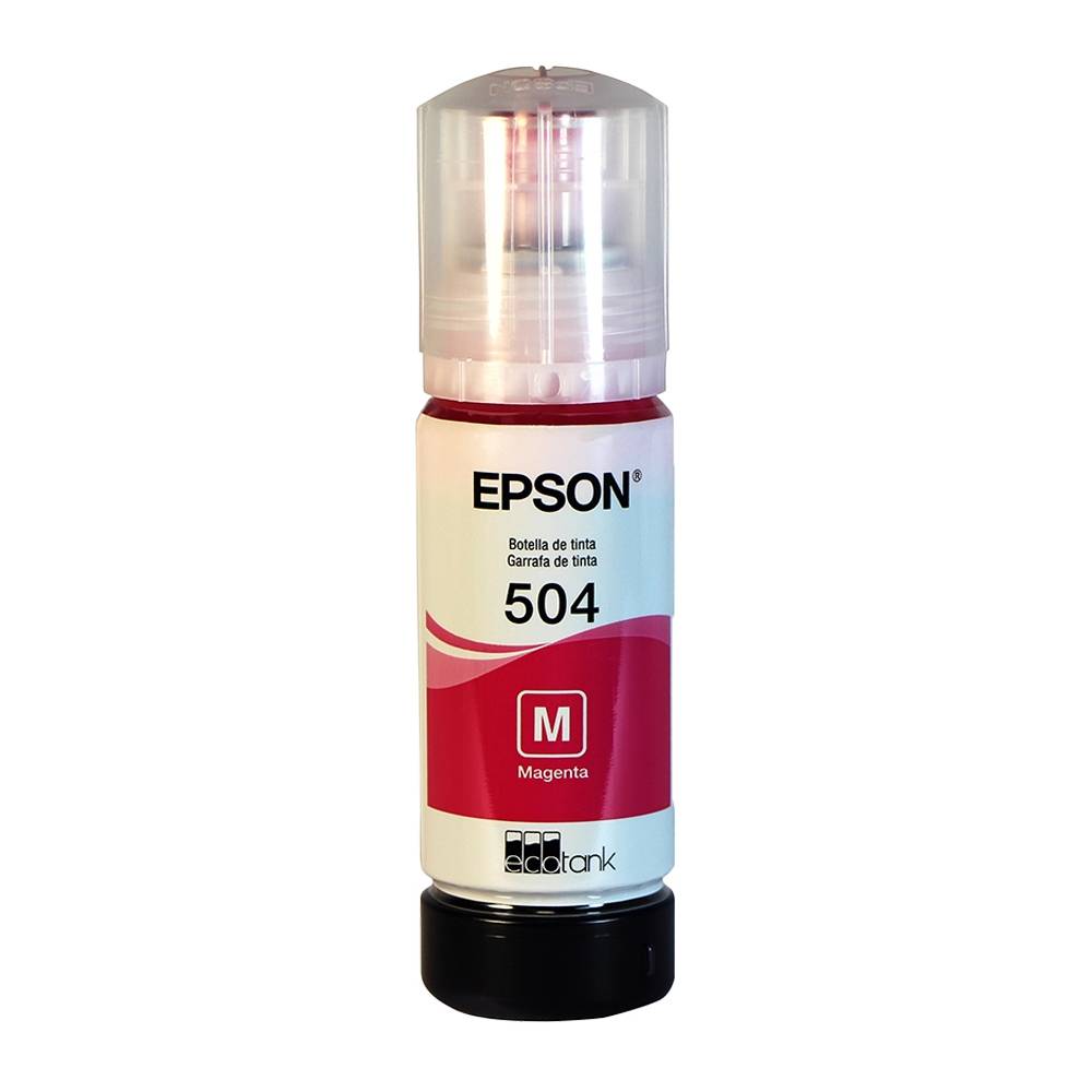 Botella de Tinta Epson T504 Magenta 70ml