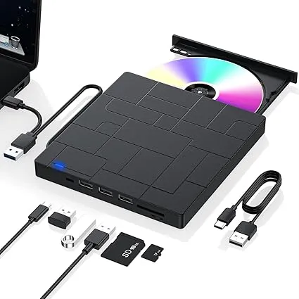 Lector de discos y Multitarjetas 7 en 1