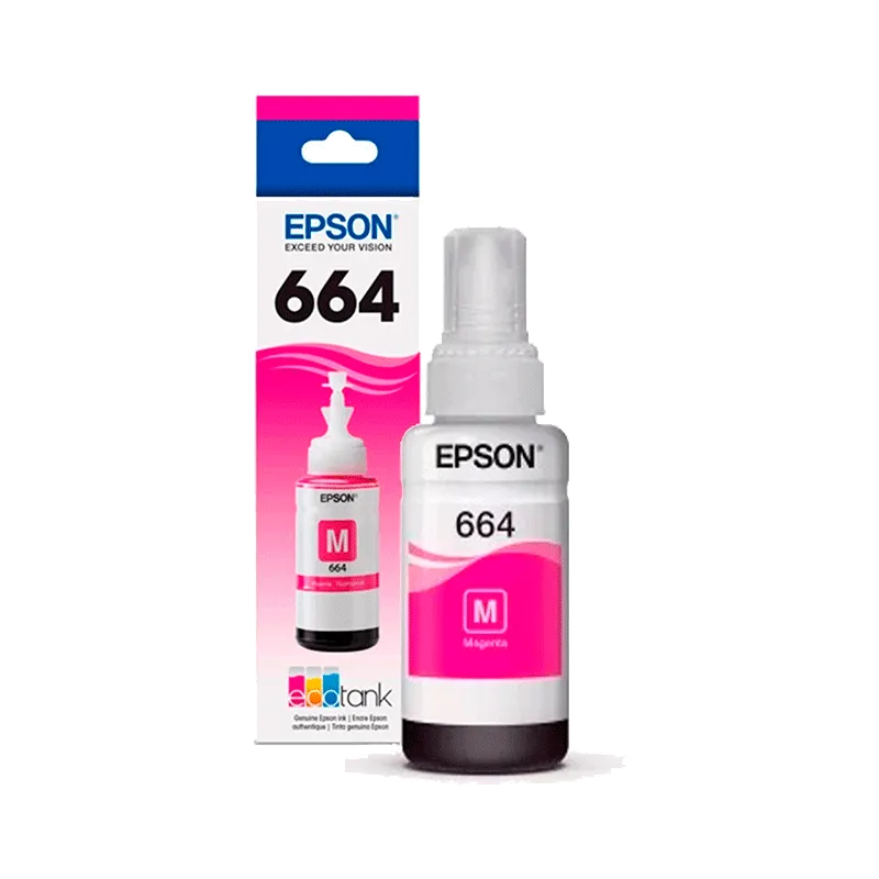 Botella de Tinta Epson T664 Magenta 70ml