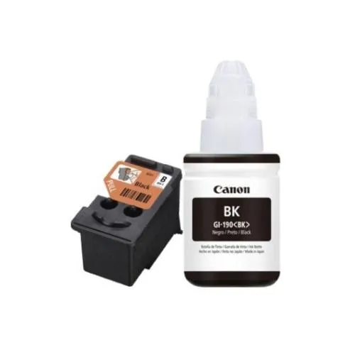 Canon G Series Black Printhead +Black Gi-190 Bottle