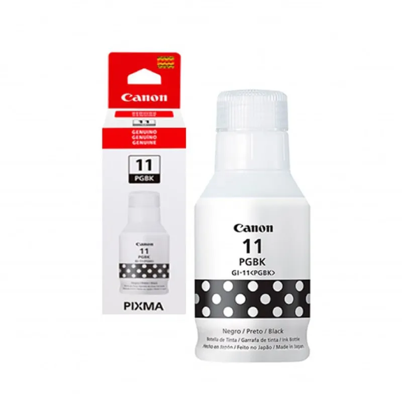 Botella de Tinta Canon GI-11 Negro 135ml