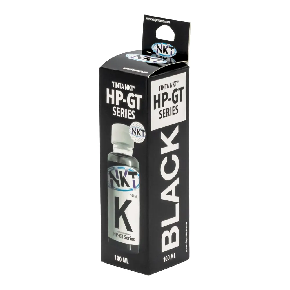 TINTA NKT BLACK PARA HP 100ML SERIES GT