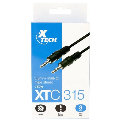 Xtech Cbl Audio XTC-315 3.5mm 3ft