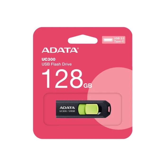 Memoria USB-C ADATA 128GB UC300 3.2 Negro