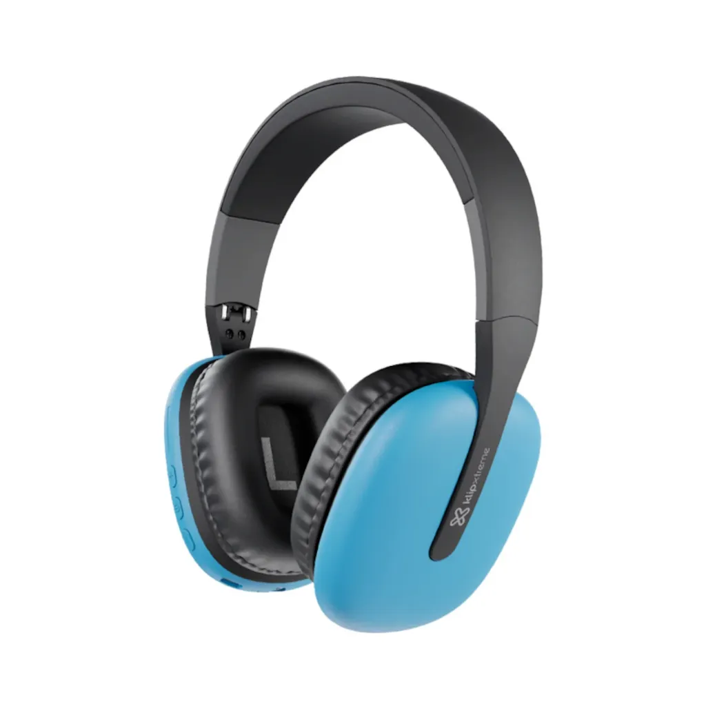 KX Headphones Wls-BT KWH-010BL On-ear 25Hrs  Bluetooth Blue