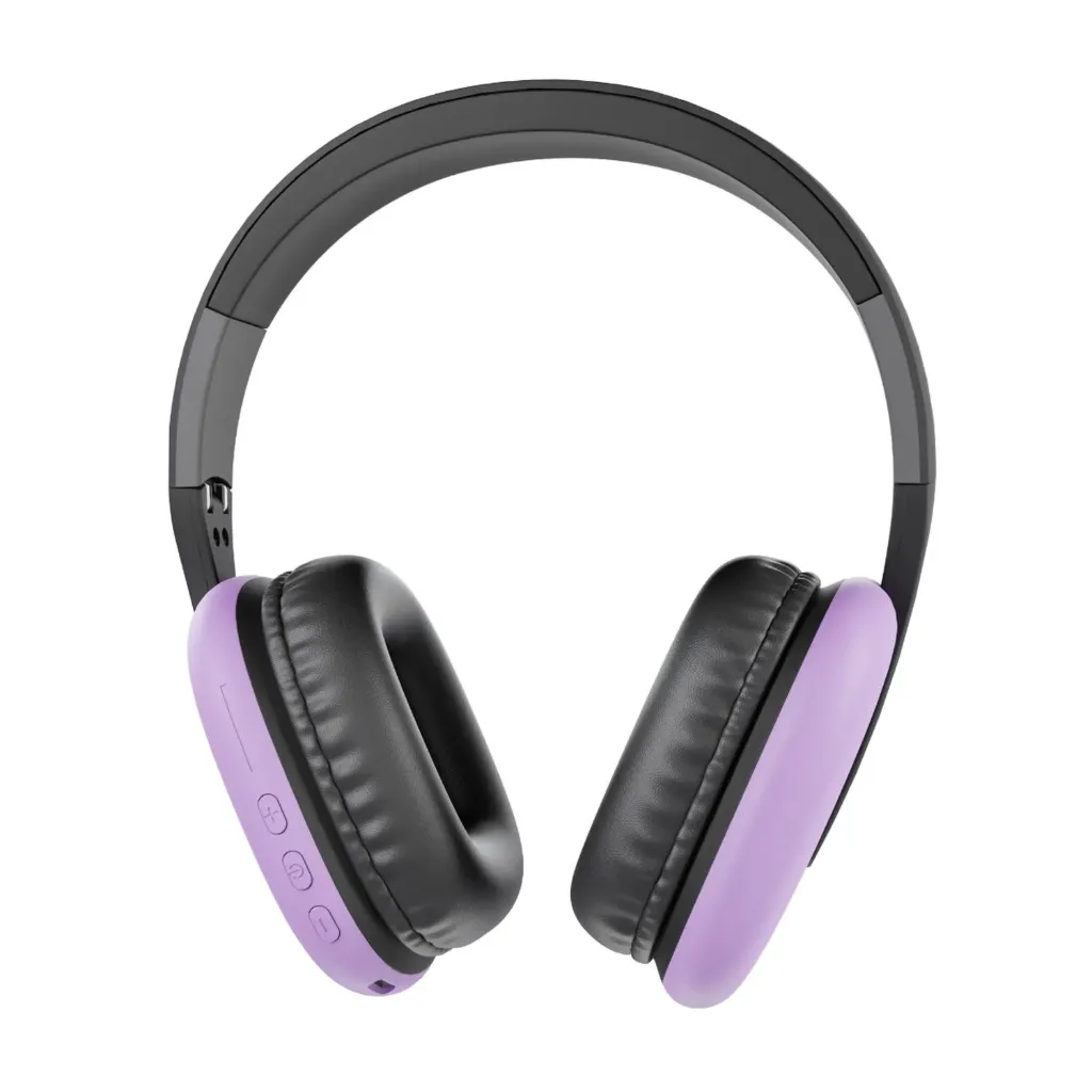 KX Headphones Wls-BT KWH-010PR On-ear 25Hrs  Bluetooth Purple