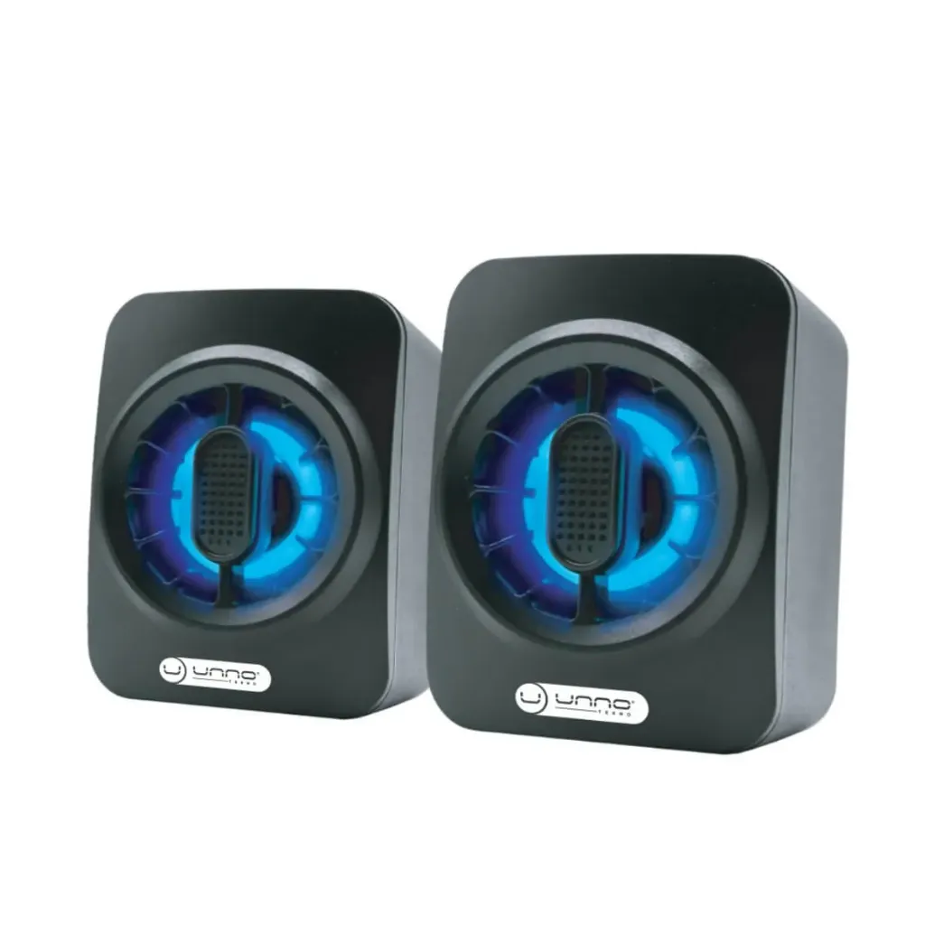 Bocina 2.0 Unno Tekno SP9025BK 6W Negro