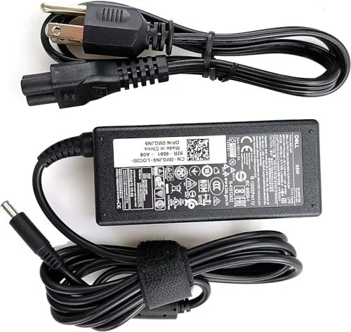 Cargador original marca Dell 65W Adapter HA65NS5-00 A065R128L 19.5V 3.34A