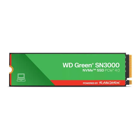 WD SSD Green SN3000 500GB NVMe 2280 PCIe Gen4