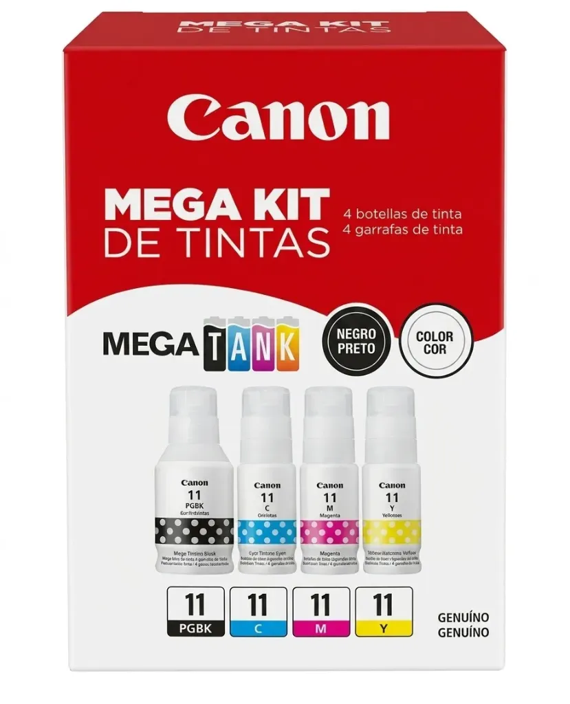 Canon - Ink cartridge - Black - GI-11 BK C M Y Mega