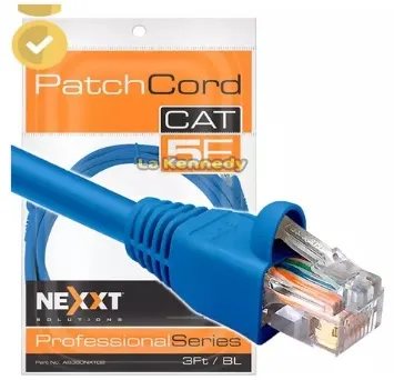 Nexxt Patch Cord Cat5e 3Ft. BL