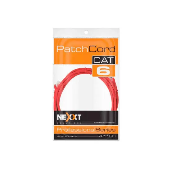 Nexxt Patch Cord Cat6 7Ft. RD 1