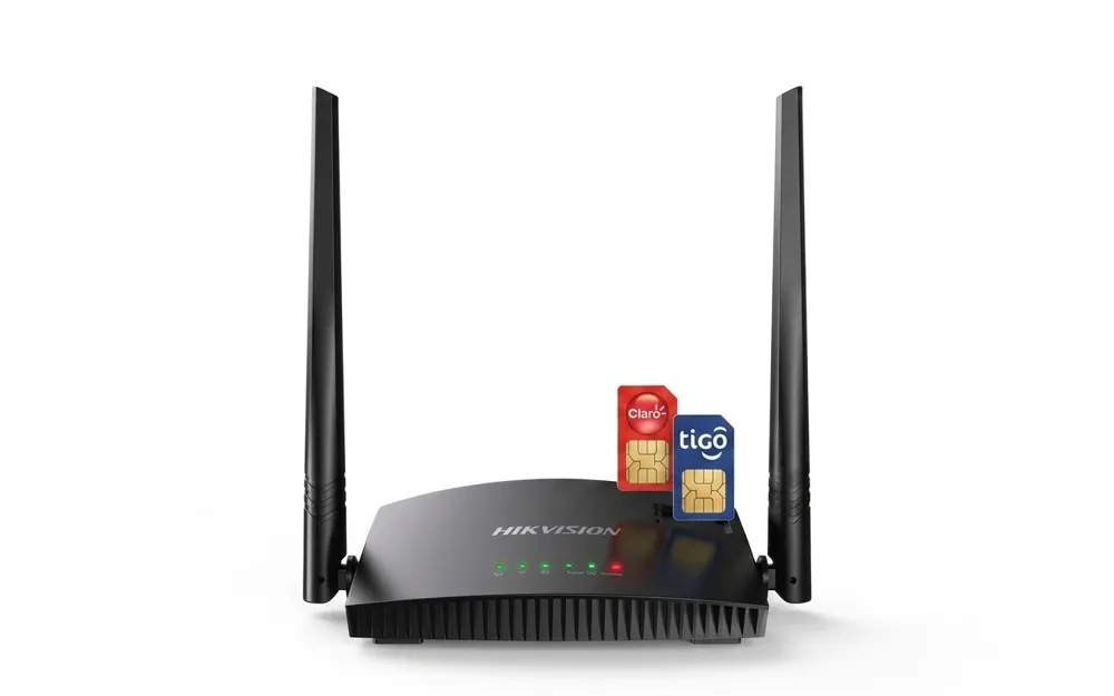 Router Hikvision DS-3WR4G3N N300 Wi-Fi 4G LTE | Libre para Claro y Tigo