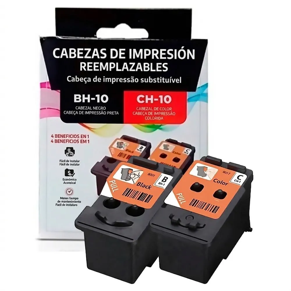 Kit Cabezales Canon BH-10 + CH-10 (Serie G2160 G3160 G3170 G5010 G6010)