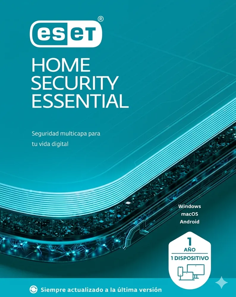 ESET HOME Security Essential (1 Dispositivo / 1 Año) - Licencia Digital para Windows "Licencia DIGITAL"