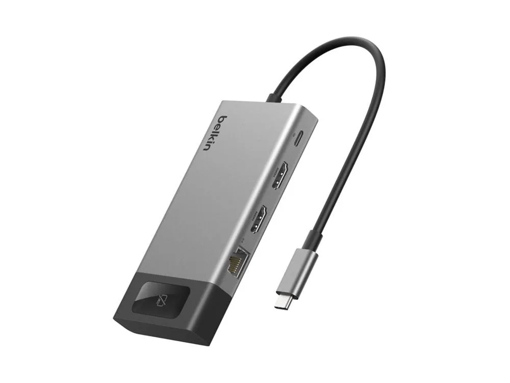 Hub USB-C Belkin de 8 Puertos - Adaptador Multipuerto Premium
