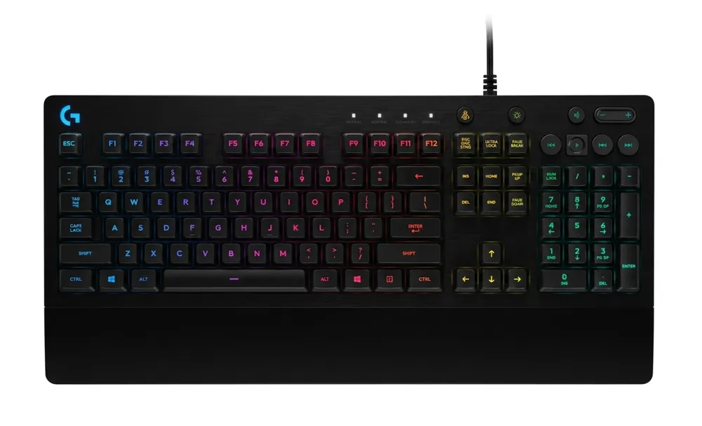 Teclado Gaming Alámbrico Logitech G213 Prodigy RGB USB - Negro (TECLADO ESPAÑOL Ñ)