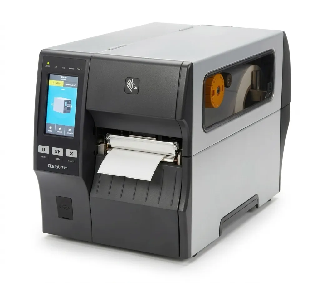 Impresora Industrial de Etiquetas Zebra ZT411, 203 DPI, USB/Ethernet/Bluetooth