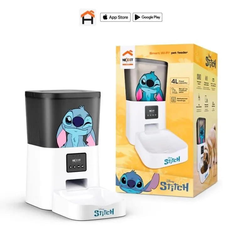 Alimentador Inteligente para Mascotas Nexxt Smart Wi-Fi 4L - Edición Especial Stitch