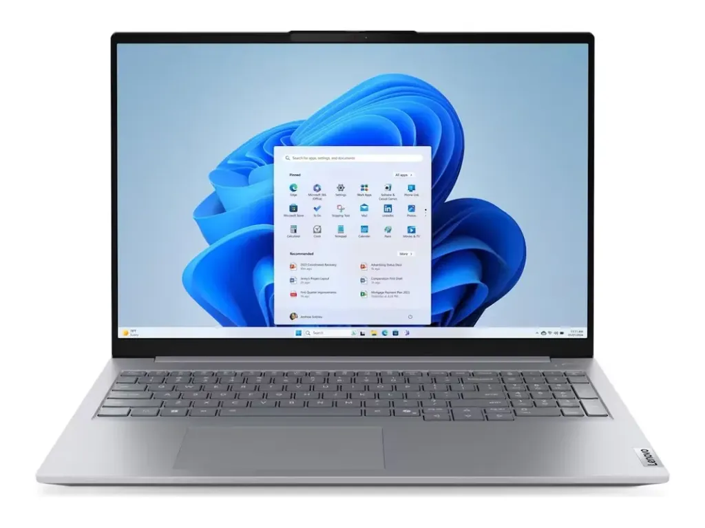 Lenovo ThinkBook 16 G9 IRL - Notebook - 16" - Intel Core 5 210H / 2.2 GHz - DDR5 SDRAM - 16 GB - Integrated graphics - Windows 11 Pro