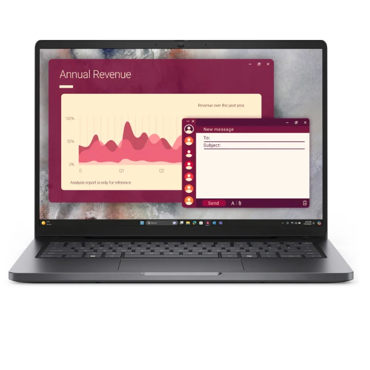 Dell - Notebook - 14" - Intel Core Ultra 5 225U / 4.8 GHz - 16 GB - DDR5 SDRAM - 512 GB SSD - Integrated graphics