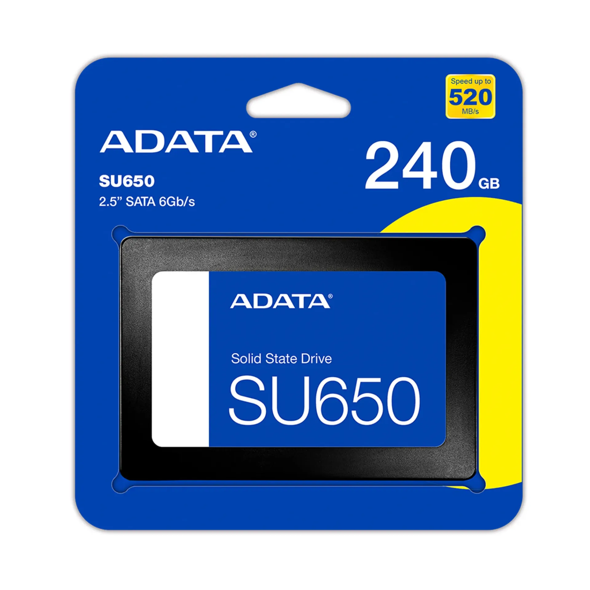 Unidad SSD 2.5" 240GB ADATA SU650 520MBs- Factor Forma 2.5"- Capacidad 240GB - Interfaz SATA
